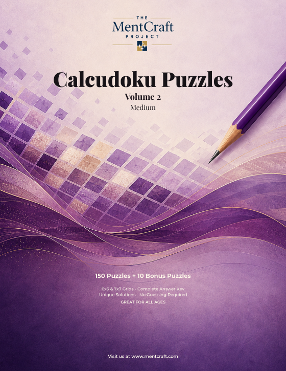 Calcudoku Puzzles, Medium — Volume 2 cover