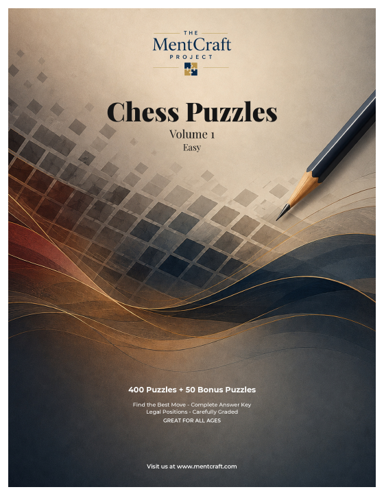 Chess Puzzles, Easy — Volume 1 cover