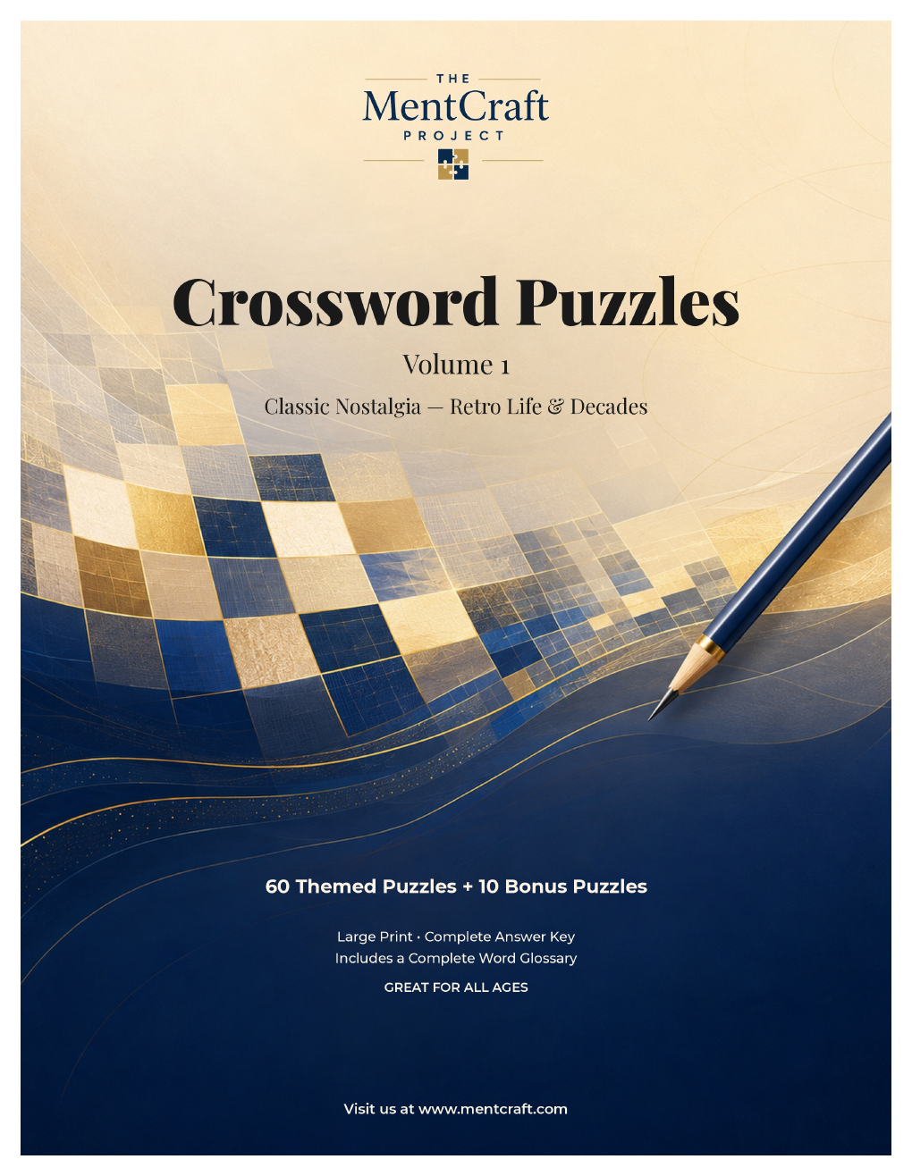 Crossword Puzzles, Classic Nostalgia — Retro Life & Decades cover