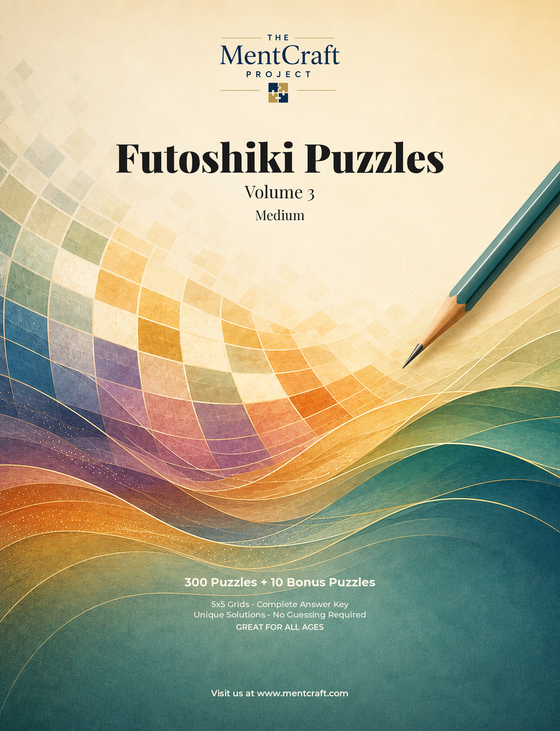 Futoshiki Puzzles, Medium — Volume 3 cover